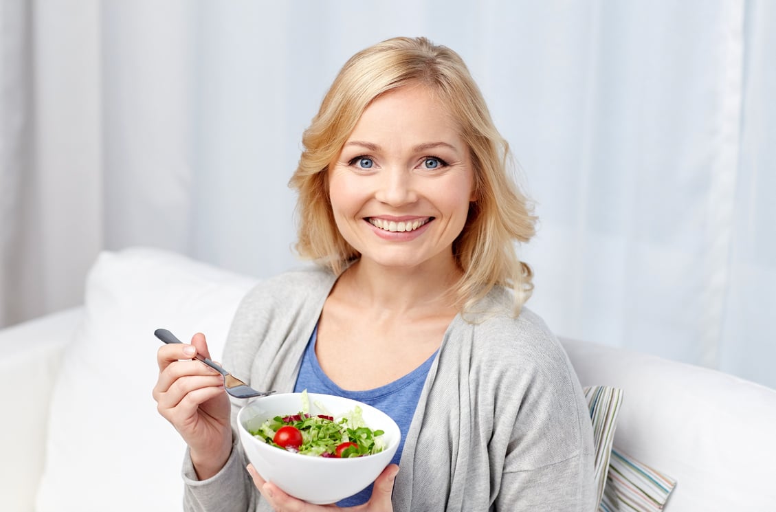 Smiling Middle Aged Woman 